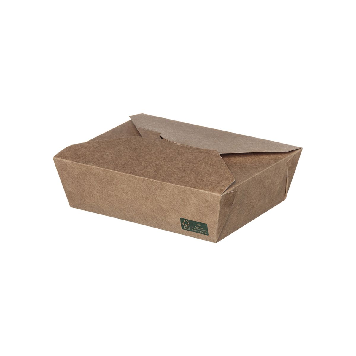 Kraft Paper Food Box FSC Folder-Shaped